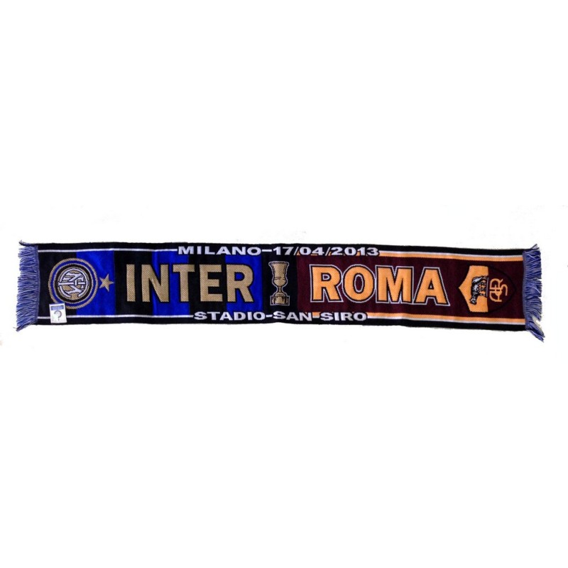 Inter vs Roma sciarpa celebrativa semifinale Coppa Italia Taglia Taglia  unica Colore Azzurro