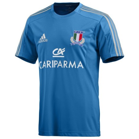 Italia t-shirt FIR rugby performance Adidas