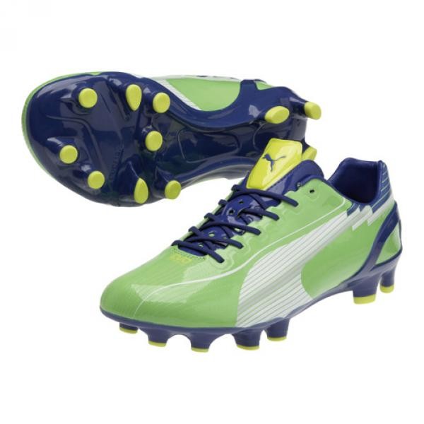 puma green football boots