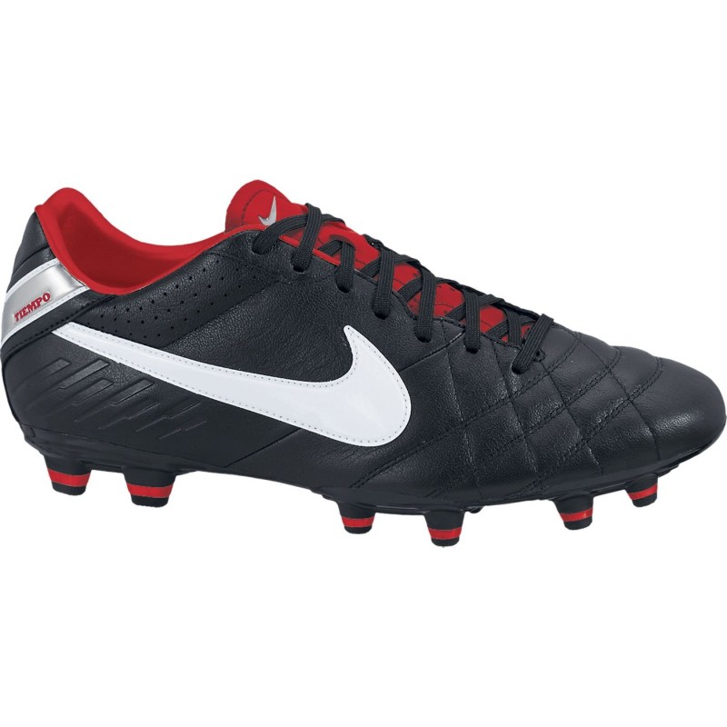 Botas de fútbol Nike Tiempo FG Color Negro Shoes Size EUR 40 - UK - US 7 - CM 25