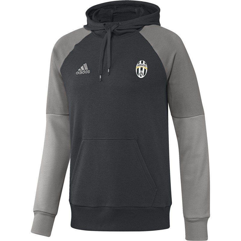 Juventus training sweatshirt with hood anthracite 2016/17 Adidas