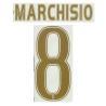 La Juventus Marchisio 8 Nom et le Numéro de Maillot de Troisième 2015/16